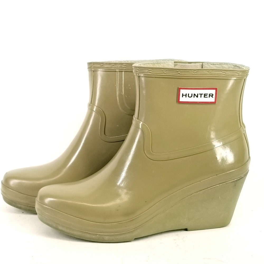 HUNTER Aston Rubber Rain Boots US 10  Ei68